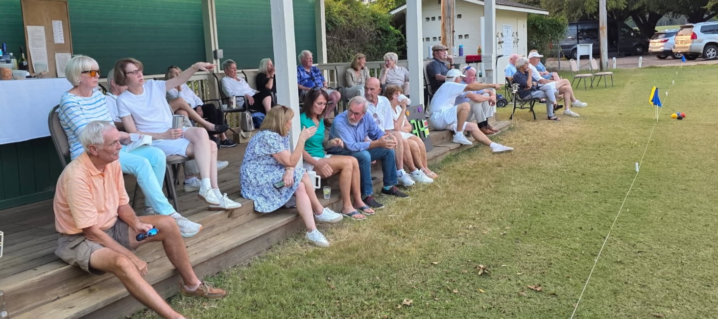 Club Members Support Croquet Club Tournament